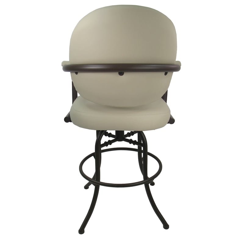 Pemberly Row Swivel Tilt Metal Bar Stool 30