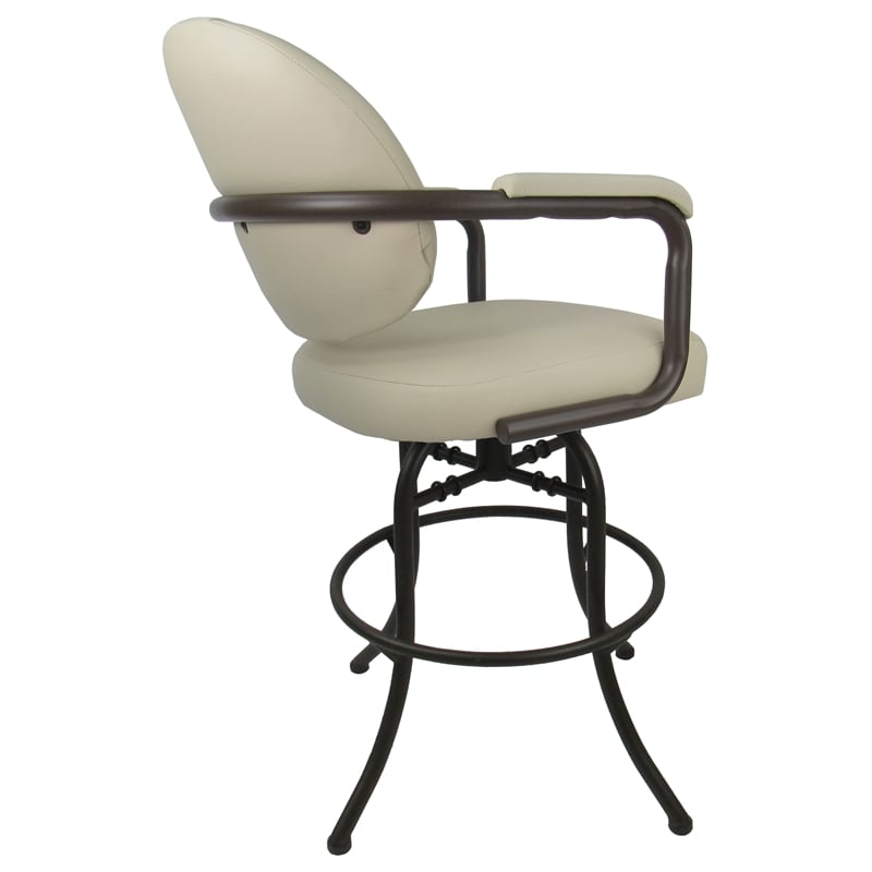 Pemberly Row Swivel Tilt Metal Bar Stool 30