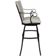 Pemberly Row Aluminum Outdoor Indoor Counter Stool 26