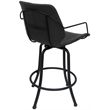 Pemberly Row Swivel Metal Bar Stool 30