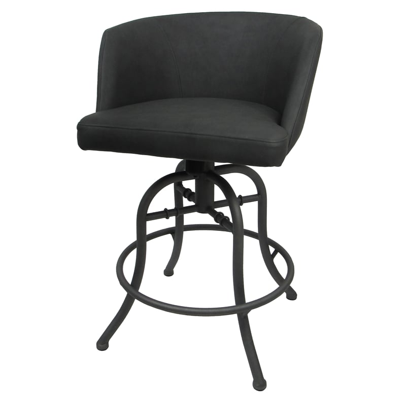 Pemberly Row Swivel Tilt Counter Metal Bar Stool 26