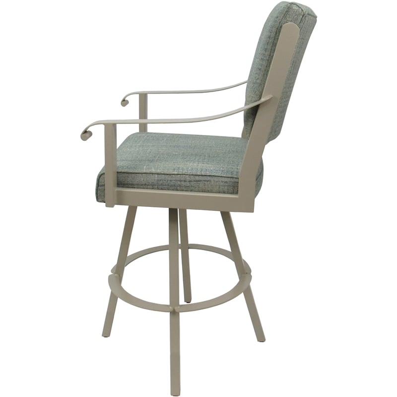 Pemberly Row Bar Stool Swivel Metal 30