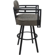 Pemberly Row Swivel Metal Counter Stool 26