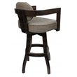 Pemberly Row Swivel Wood Extra Tall Bar Stool 34