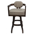 Pemberly Row Swivel Wood Extra Tall Bar Stool 34