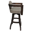 Pemberly Row Swivel Wood Extra Tall Bar Stool 34