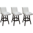 Pemberly Row Set of 3 Extra Tall Swivel Stools 34