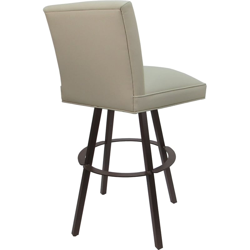 Pemberly Row Swivel Metal Counter Stool 26