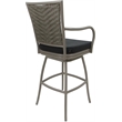 Pemberly Row Outdoor/Indoor Swivel Counter Stool 26