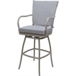 Pemberly Row Outdoor/Indoor Swivel Counter Stool 26