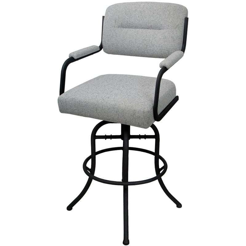 Pemberly Row Swivel Tilt Metal Bar Stool 30