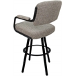 Pemberly Row Swivel Metal Bar Stool 30