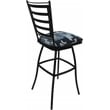 Pemberly Row Aluminum Outdoor Extra Tall Bar Stool 34