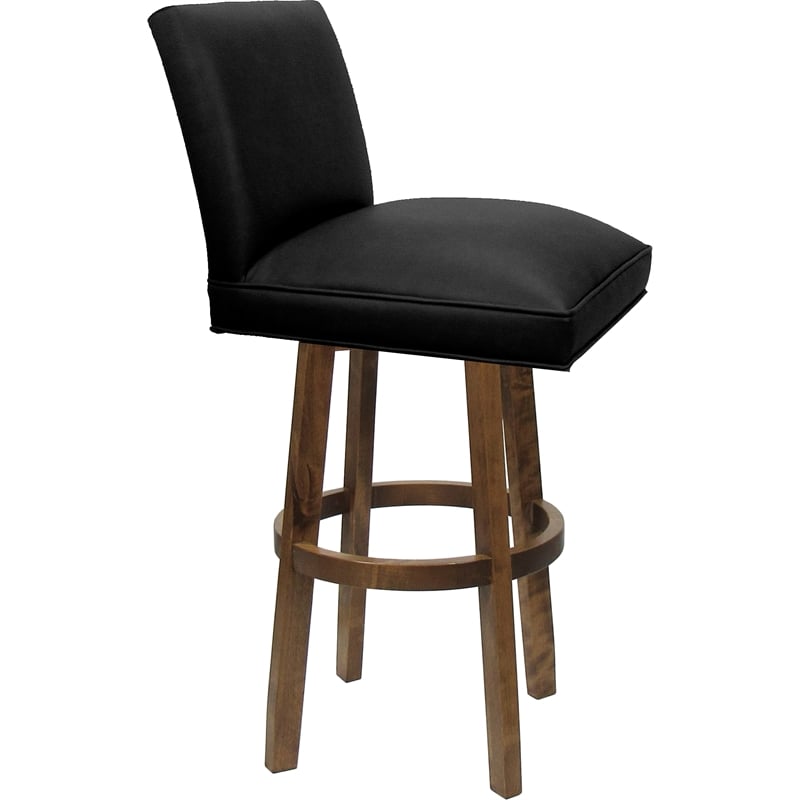 Pemberly Row Swivel Wood Counter Stool 26