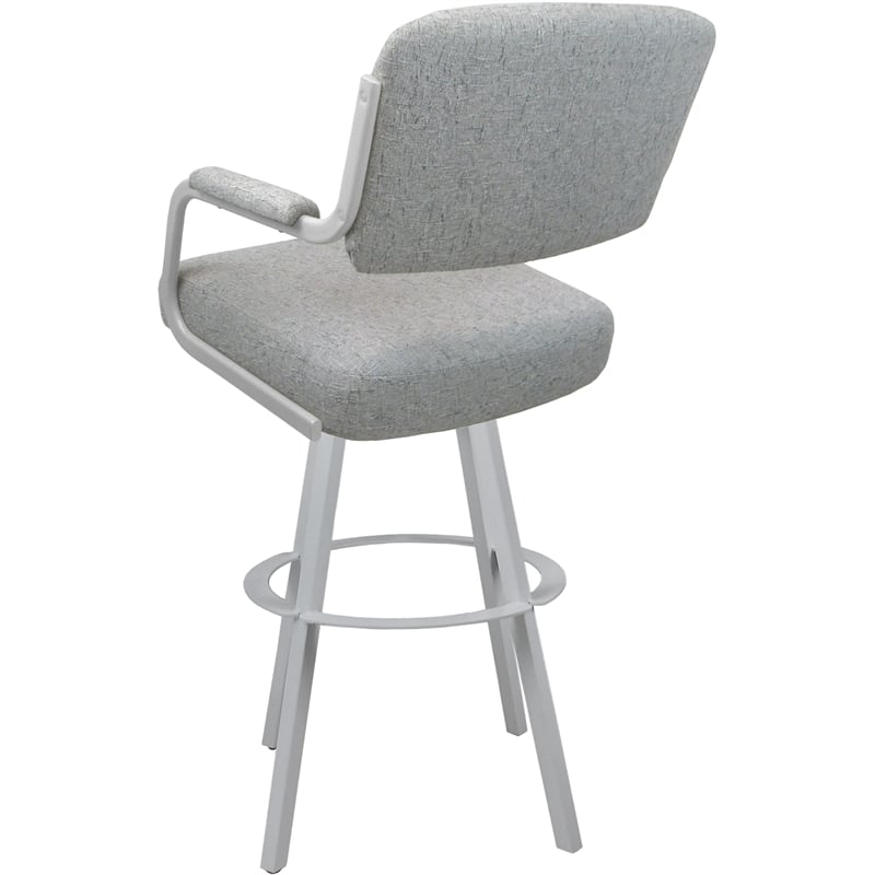 Pemberly Row Swivel Counter Metal Bar Stool 26