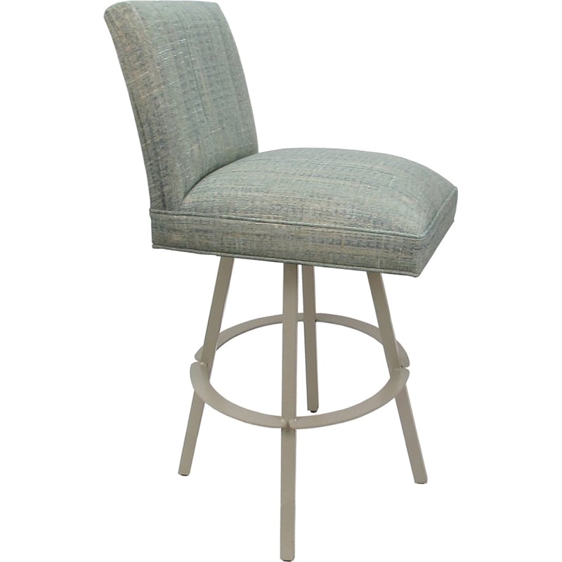 Pemberly Row Swivel Metal Bar Stool 30