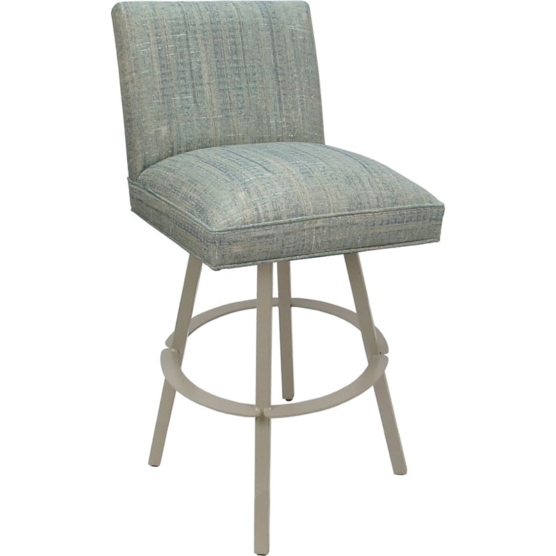 Pemberly Row Swivel Metal Bar Stool 30