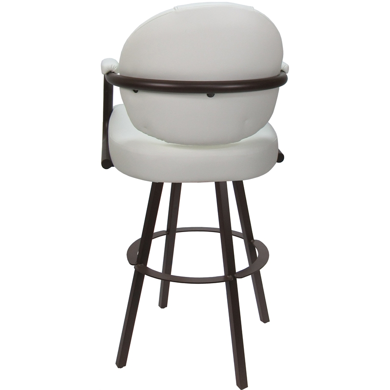 Pemberly Row Swivel Metal Counter Stool 26