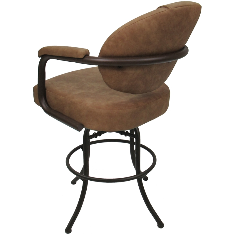 Pemberly Row Swivel Tilt Metal Bar Stool 30