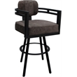 Pemberly Row Swivel Metal Bar Stool 30