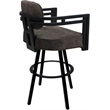 Pemberly Row Swivel Metal Bar Stool 30