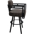 Pemberly Row Swivel Metal Bar Stool 30