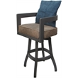 Pemberly Row Swivel Wood Counter Stool 26