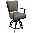Pemberly Row Swivel Tilt Metal Counter Stool 24