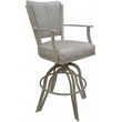 Pemberly Row Swivel Tilt Metal Counter Stool 24