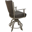 Pemberly Row Swivel Tilt Metal Counter Stool 24
