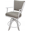 Pemberly Row Swivel Tilt Metal Counter Stool 24