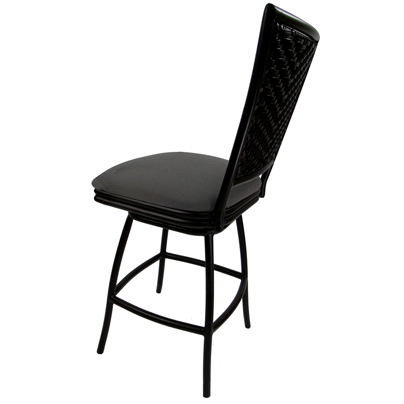 Pemberly Row Outdoor Swivel Counter Stool 26