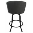 Pemberly Row Swivel Counter Metal Bar Stool 26