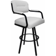 Pemberly Row Swivel Metal Extra Tall Stool 34
