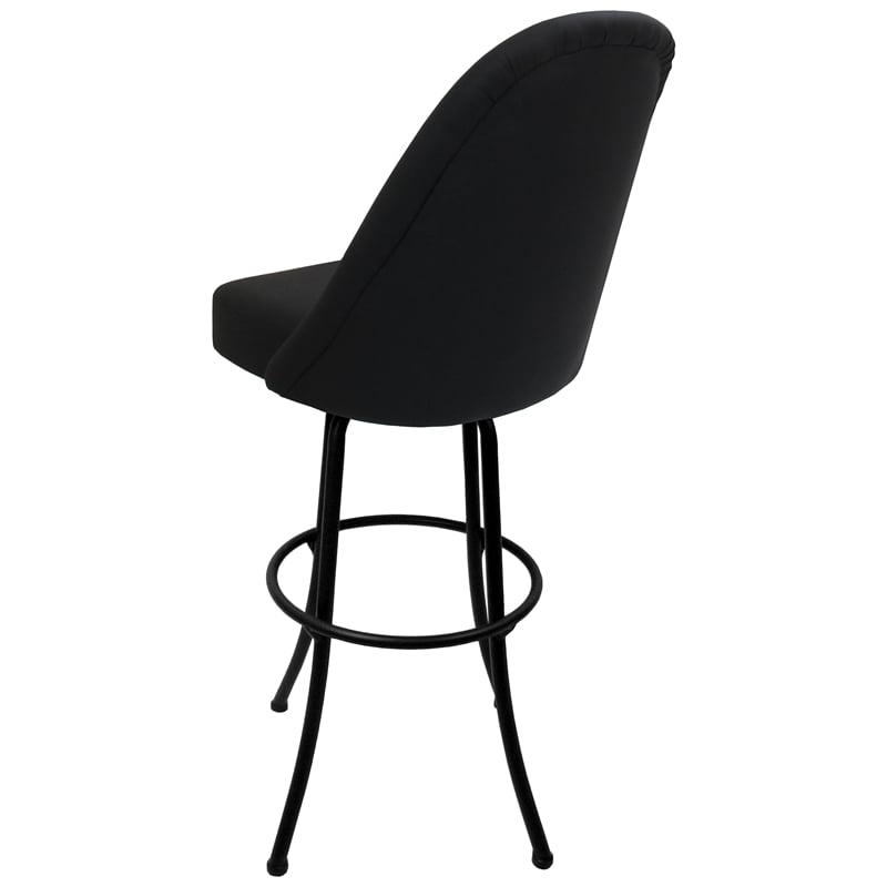 Pemberly Row Extra Tall Swivel Metal Bar Stool 34