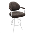 Pemberly Row Swivel Counter Metal Bar Stool 26