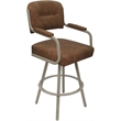 Pemberly Row Swivel Metal Bar Stool 30