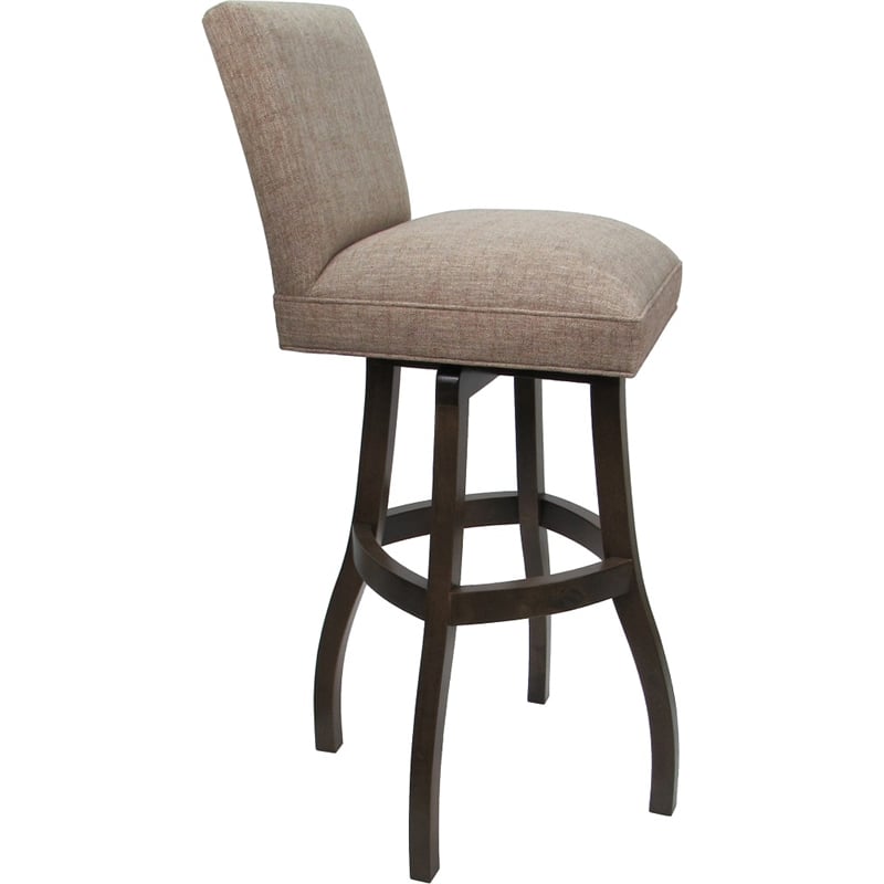 Pemberly Row Extra Tall Solid Wood Bar Stool 34