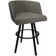 Pemberly Row Swivel Metal Bar Stool 30