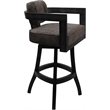 Pemberly Row Swivel Wood Extra Tall Stool 34