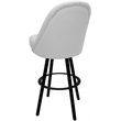 Pemberly Row Swivel Metal Bar Stool 34