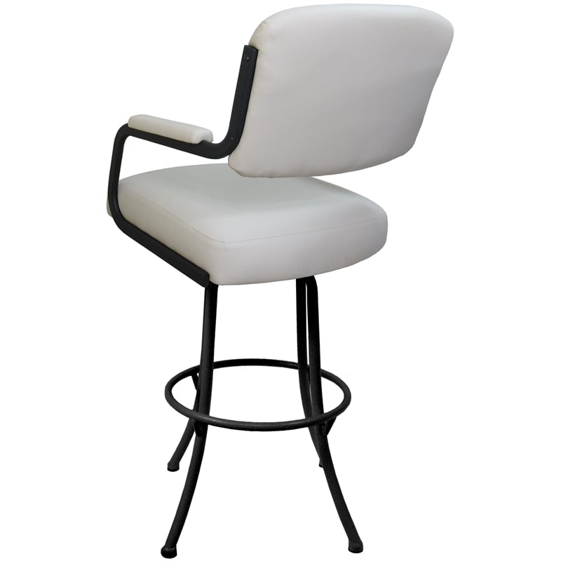 Pemberly Row Swivel Counter Metal Bar Stool 26