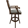 Pemberly Row Swivel Wood Counter Stool 26