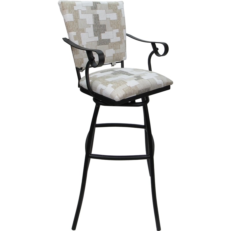 Pemberly Row Aluminum Counter Stool 26