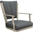Pemberly Row Leather Swivel Metal Bar Stool 30