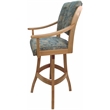Pemberly Row Extra Tall Wood Bar Stool 34