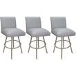 Pemberly Row Set of 3 Swivel Counter Stools 26