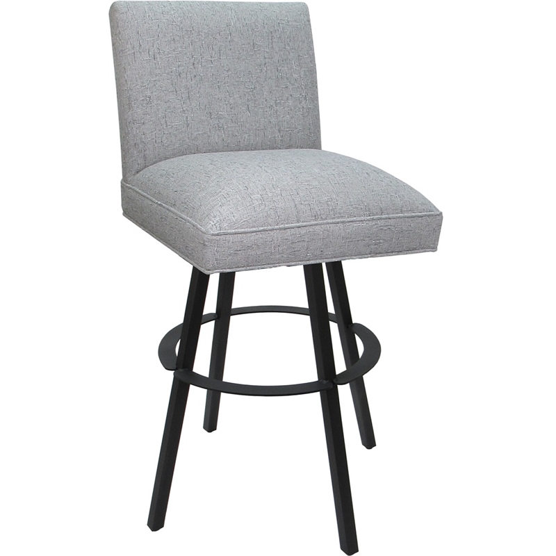 Pemberly Row Swivel Metal Bar Stool 30