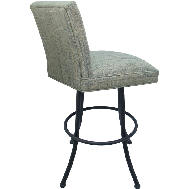 Pemberly Row Set of 3 Swivel Metal Bar Stools 30