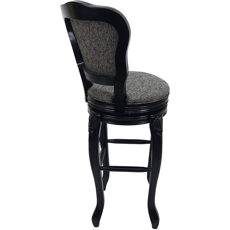 Pemberly Row Extra Tall Swivel Wood Stool 34